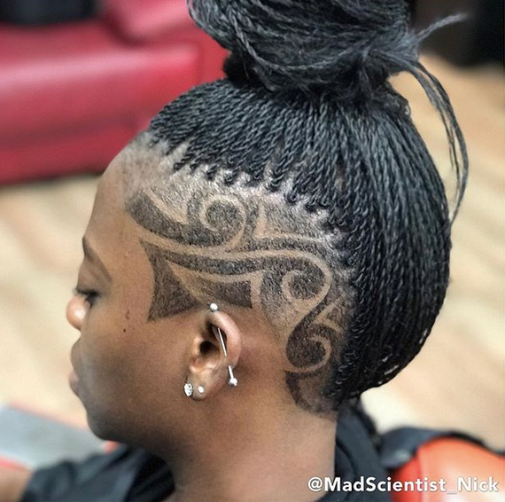 We Found The Best Braid and Loc Undercuts Instagram Has To Offer
